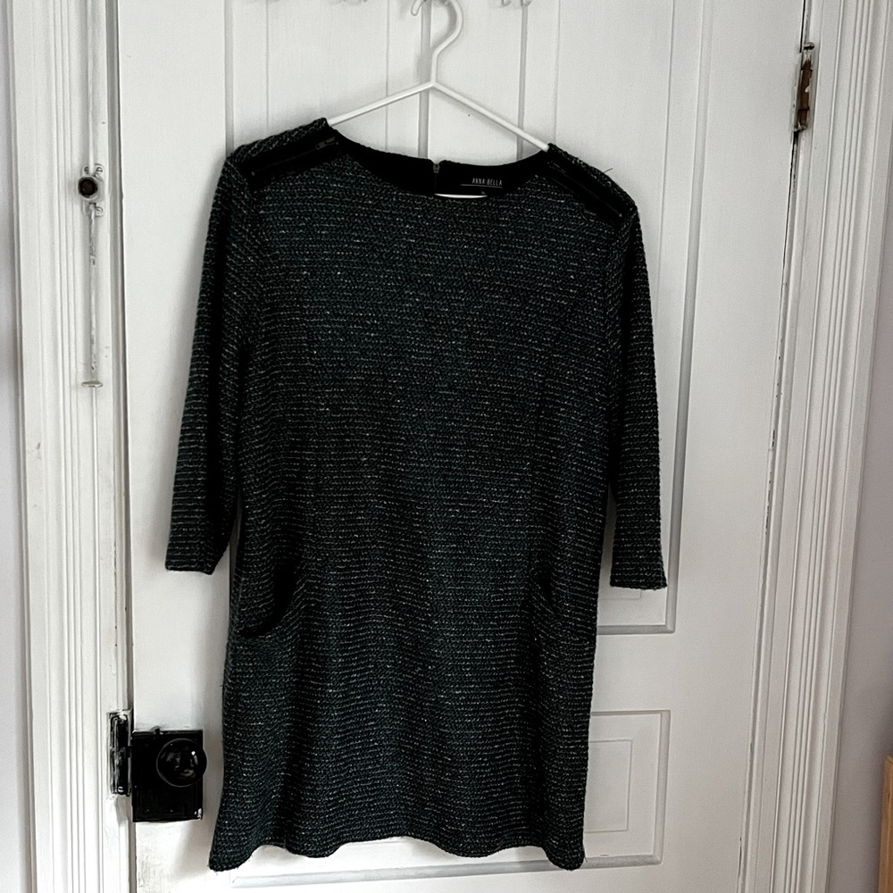 Anna Bella Dark Green XL Mini Dress